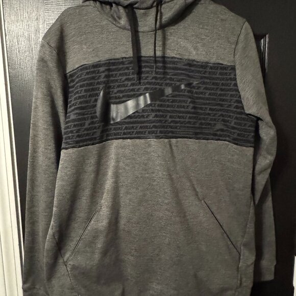 Nike Other - Mens Nike Black Gray Hooded Sweatshirt